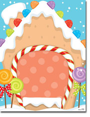 Paper So Pretty - Blank Designer Papers (Gingerbread House) (DP1094)